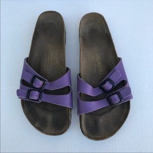Purple Birkenstock’s